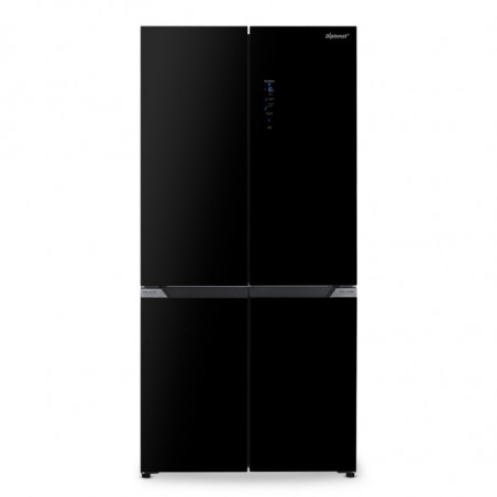 Хладилник Diplomat NF500MDIE, 505 л, Клас E, Total No Frost, Slot-in дизайн, Двоен Инвертор, LED дисплей, Черен
