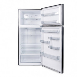 Хладилник Diplomat NFT185IE, 528 л, Клас Е, Реверсивни врати, Total No Frost, Външен контрол с LED дисплей, Черен