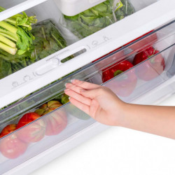 Diplomat NFT185IE Refrigerator, 528 L, Energy Class E, Reversible Doors, Total No Frost, External Control with LED Display, Black