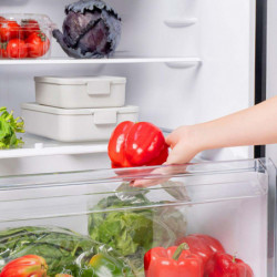 Diplomat NFT185IE Refrigerator, 528 L, Energy Class E, Reversible Doors, Total No Frost, External Control with LED Display, Black