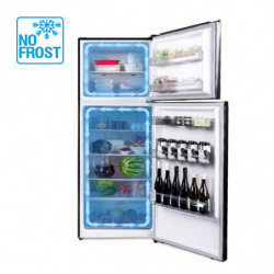 Хладилник Diplomat NFT180IE, 415 л, Клас Е, Реверсивни врати, Total No Frost, Вътрешен контрол, Черен