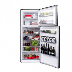 Diplomat NFT180IE Refrigerator, 415 L, Energy Class E, Reversible Doors, Total No Frost, Internal Control, Black