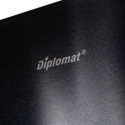 Diplomat NFT180IE Refrigerator, 415 L, Energy Class E, Reversible Doors, Total No Frost, Internal Control, Black