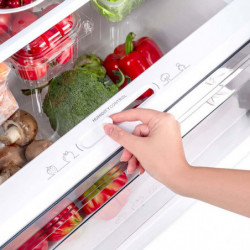 Diplomat NFT180IE Refrigerator, 415 L, Energy Class E, Reversible Doors, Total No Frost, Internal Control, Black