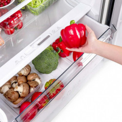 Diplomat NFT180IE Refrigerator, 415 L, Energy Class E, Reversible Doors, Total No Frost, Internal Control, Black