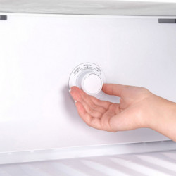 Frigider cu congelator sus Diplomat NFT180IE, 415 l, Clasa E, Usi reversibile, Total No Frost, Control intern, Negru