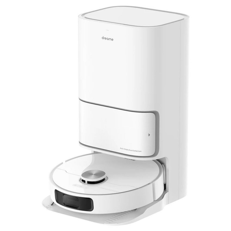 Dreame L10 Ultra Robot Vacuum, 5300 Pa, 5200 mAh, 75W, Up to 200 m², 3D Mapping, LDS Sensor, Charging Station, Run Time Up to 210 Minutes, White