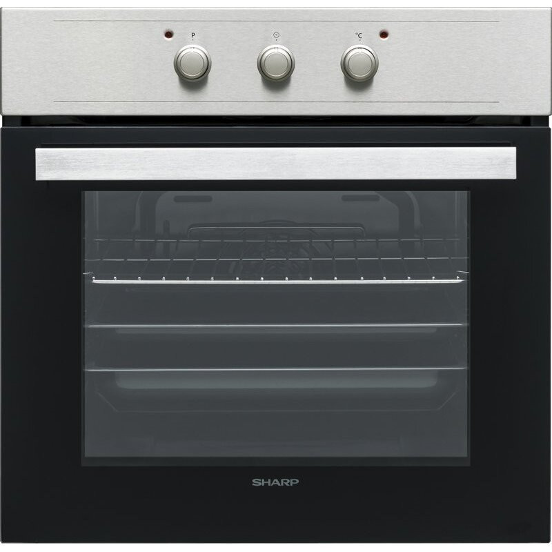 Sharp K-50M22IL2 Built-in Oven, 65 L, Energy Class A, Mechanical Controls, Multifunctional, 8 Programs, Stainless Steel