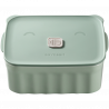 Cutie alimentara ceramica Buydeem CT1006-CG, 810 ml, 17x20.5 cm, Pana la 230°C, Compatibila cuptor si cuptor cu microunde, Verde