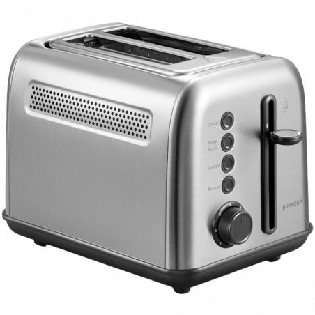 Prajitor de paine Buydeem DT620E-SS/EU, 900W, Pana la 204C°, 7 programe, Deschidere larga, Pop-up mare, Inox