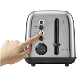 Prajitor de paine Buydeem DT620E-SS/EU, 900W, Pana la 204C°, 7 programe, Deschidere larga, Pop-up mare, Inox