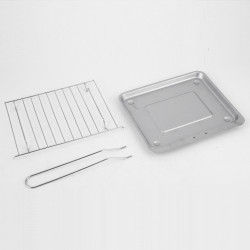 Gratar electric pentru sandvisuri Crown ESG800A, 800W, Tava de grasime, Argint