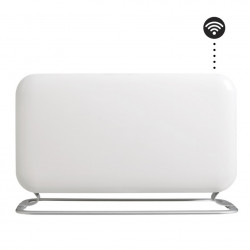 Ενδοδαπέδια θερμάστρα Mill CO1200WIFI3, 1200W, 18 m2, Wi-Fi + App, Βαθμονόμηση θερμοκρασίας, Ανοιχτό παράθυρο, Προστασία παιδιών, Προστασία από ανατροπή, Λευκό