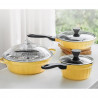 BUYDEEM Cast Aluminum Nonstick Sauce Pan 1,8L, model CP141, color Mellow Yellow