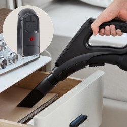 Прахосмукачка Eureka NEN300, 700W, 16 kPa, 2 л, 4 степени, LED дисплей, HEPA, Черен/Лилав