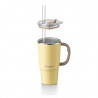 BUYDEEM Thermo Mug With Straw 700 ml, model DS57, color Mellow Yellow