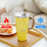 BUYDEEM Thermo Mug With Straw 700 ml, model DS57, color Mellow Yellow