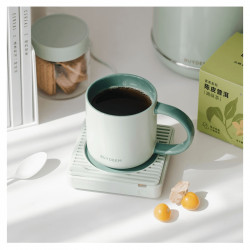 BUYDEEM Ceramic Mug 300 ml, model CD1018, color Cozy Greenish