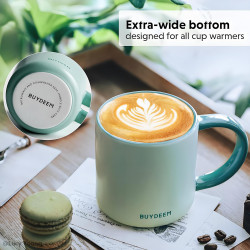 BUYDEEM Ceramic Mug 300 ml, model CD1018, color Mellow Yellow