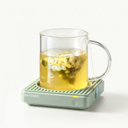 BUYDEEM OA2001 Cup Warmer, 24W, 2 settings, Auto-off, Water-resistant, Green