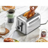 Buydeem DT620E-SS/EU τοστιέρα ψωμιού, 900W, έως 204C°, 7 προγράμματα, μεγάλα ανοίγματα, υψηλό pop-up, Inox