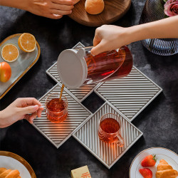 Τσαγιέρα με εγχυτήρα BUYDEEM CD2001, 500 ml, Ανοξείδωτο ατσάλι, Κομψός σχεδιασμός, Γκρι