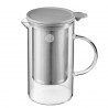 Ceainic cu infuzor BUYDEEM CD2002, 800 ml, Otel inoxidabil, Design elegant, Gri
