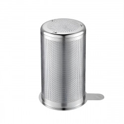 Ceainic cu infuzor BUYDEEM CD2002, 800 ml, Otel inoxidabil, Design elegant, Gri