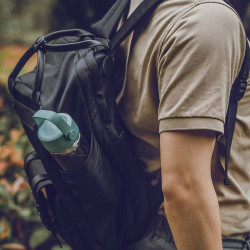 BUYDEEM Portable glass tea bottle 400 ml, model CD1008, color Petal Purple