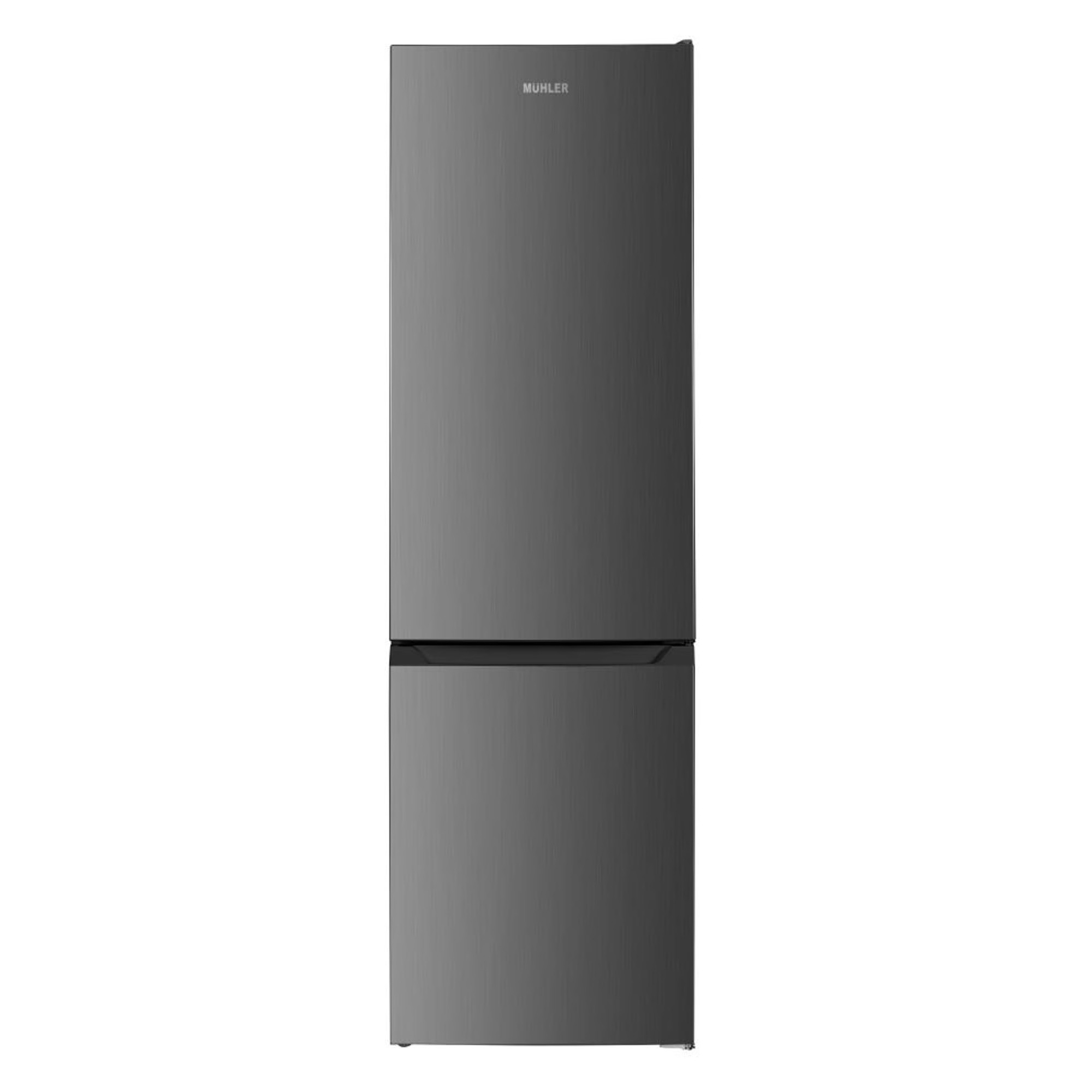 Хладилник Muhler NFC201IE, 326 л, Клас E, No Frost, LED дисплей, Сив