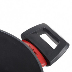 Тенджера Luigi Ferrero Rosso FR-2095 20x9.5cm, 2.2л, Незалепващо покритие, Стъклен капак с отвор за пара, Индукция, Черен