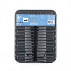 Сушилник за съдове Luigi Ferrero FR-3830P 38x30x4.5cm, сив