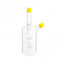 Съд за оцет и олио 2 в 1 Luigi Ferrero FR-6051, жълта тапа