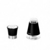 Sărat + pepper shaker Luigi Ferrero Hanna FR-1401B, 90 ml, Ø6.5x11 cm, Oțel inoxidabil, Negru