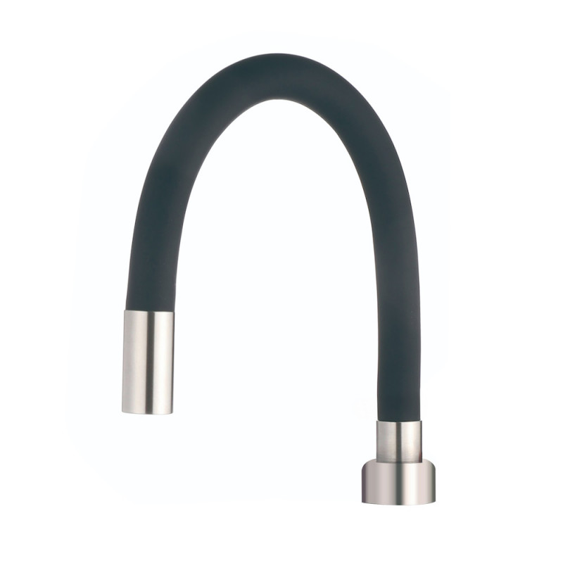 Εύκαμπτο στόμιο για θερμοσίφωνα Rosberg R57101H18, 18 mm, Μαύρο