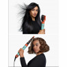 Σγουρομάλλα Dyson HS08 Airwrap i.d.™ Curly+Coily CePa/Tz, 1300W, 13.5 l/s, Αυτοματοποιημένο μπούκωμα, ιονισμός, 3 ταχύτητες, 3 θερμοκρασίες, Bluetooth, Κεραμική πατίνα/topaz