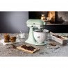 Mixer planetar KitchenAid Artisan Elegance 5KSM125EPT, 300W, 4.8 l, Actionare directa, 10 viteze, Verde deschis