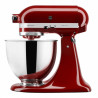 Mixer planetar KitchenAid Artisan Elegance 5KSM125EGC, 300W, 4.8L, Actionare direca, 10 viteze, Rosu