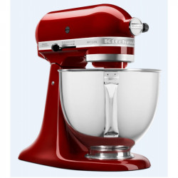 Планетарен миксер KitchenAid Artisan Elegance 5KSM125EGC, 300 W, 4.8 л, Direct drive, 10 скорости, Тъмночервен