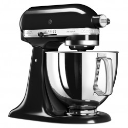 KitchenAid Artisan Elegance 5KSM125EOB, 300W, 4,8 literes, közvetlen meghajtású, 10 sebességfokozat, fekete, bolygóműves mixer