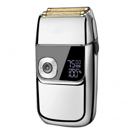 Oliver Voltz OV51814C Electric Shaver, 5W, LCD, IPX4, 1400mAh, Up to 2 hours of runtime, 3 speeds, USB, Stainless steel