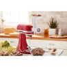 Robot de bucatarie KitchenAid Artisan Elegance 5KSM125EER, 300W, 4.8 litri, Actionare directa, 10 viteze, Rosu