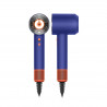 Uscator de par Dyson Supersonic Nural HD16 VnBu/Topaz, 1600W, 3 viteze, 4 temperaturi, Ioni negativi, 5 accesorii, Scalp Protector, Albastru/Topaz