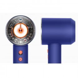 Uscator de par Dyson Supersonic Nural HD16 VnBu/Topaz, 1600W, 3 viteze, 4 temperaturi, Ioni negativi, 5 accesorii, Scalp Protector, Albastru/Topaz