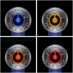 Hajszárító Dyson Supersonic Nural HD16 VnBu/Topaz, 1600W, 3 sebesség, 4 hőmérséklet, negatív ionok, 5 tartozék, fejbőrvédő, kék/Topaz