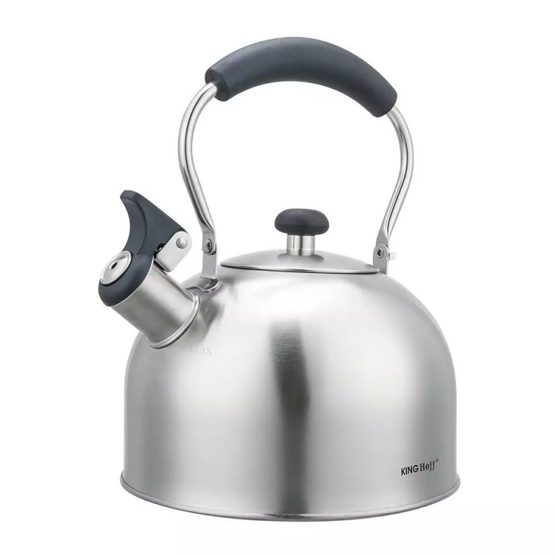 Βραστήρας Kinghoff KH 1859, 2.5 l, Επαγωγή, Ξύλινη λαβή, Inox