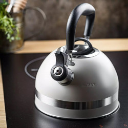 Βραστήρας Kinghoff KH 1854, 1.8 l, Επαγωγή, Θερμομονωμένη λαβή, Μπεζ