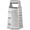 Kinghoff KH 1991 Vegetable Grater, 4-sided, 6 cutting surfaces, Stainless steel, Silver