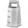Kinghoff KH 1991 Vegetable Grater, 4-sided, 6 cutting surfaces, Stainless steel, Silver