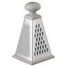 Kinghoff KH 1988 Vegetable Grater, 4 Surfaces, Silicone Base, Stainless Steel